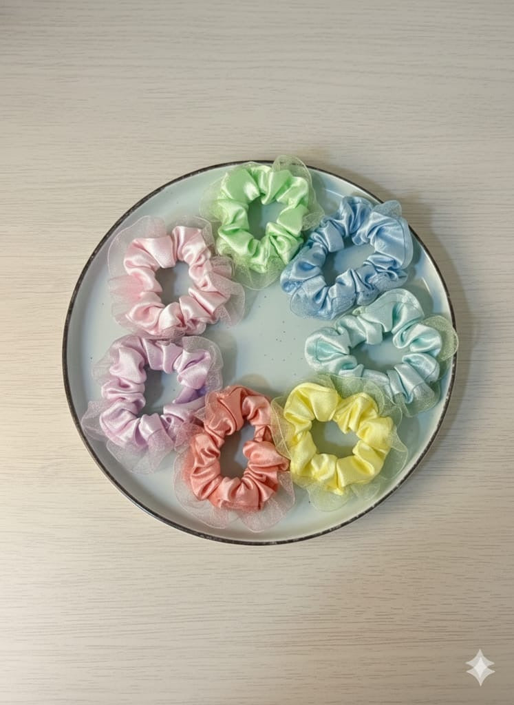 Organza scurunchine