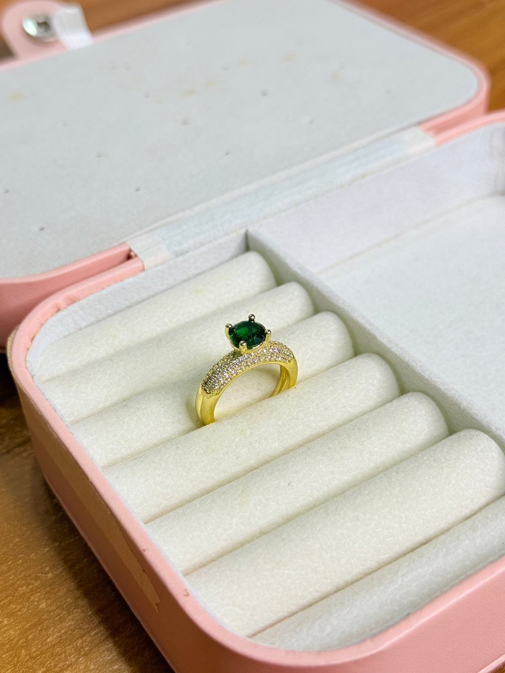 Green Stone Ring