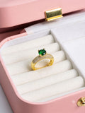 Green Stone Ring