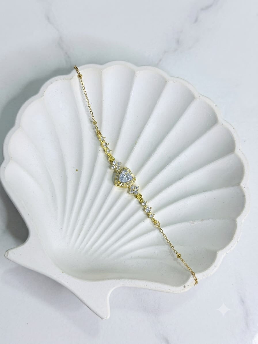 Heart Chain Bracelet