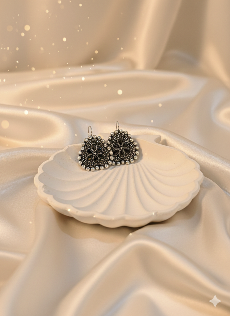 Desi Diva Jhumka (Black)