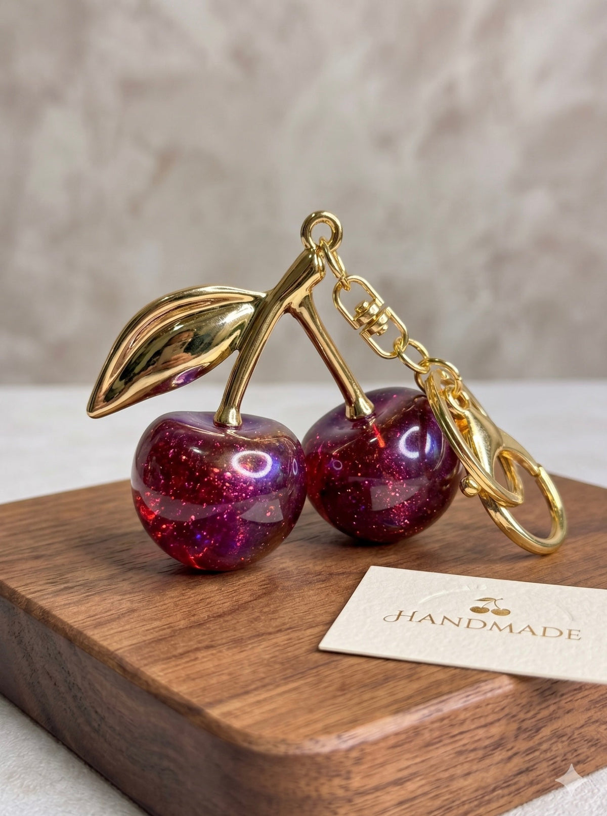 Cherry Bag Charm