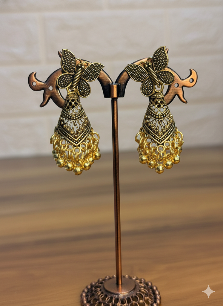 Butterfly Jhumka