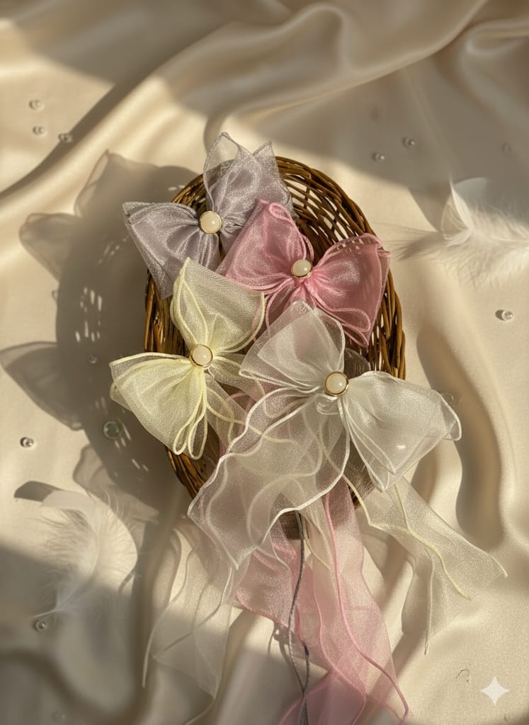 Bow hair clip