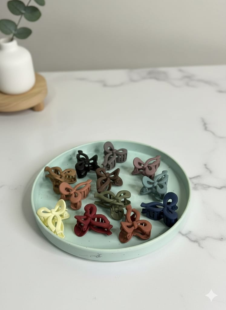 Mini bow clips