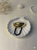 Metallic hair tie strip