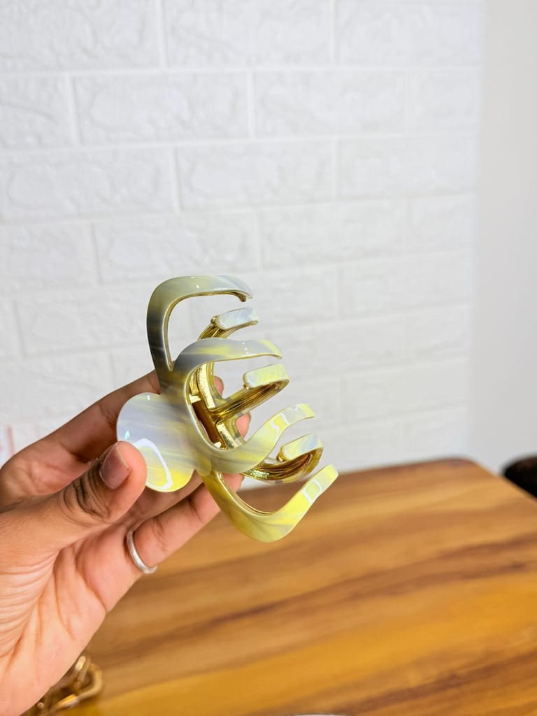 Mixed Shape Acrylic Hair Catchers Metallic(1 unit)