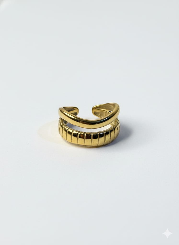 Twin band ring