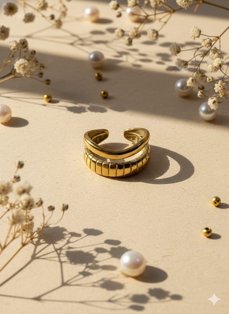 Twin band ring