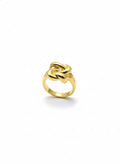 Tied knot ring