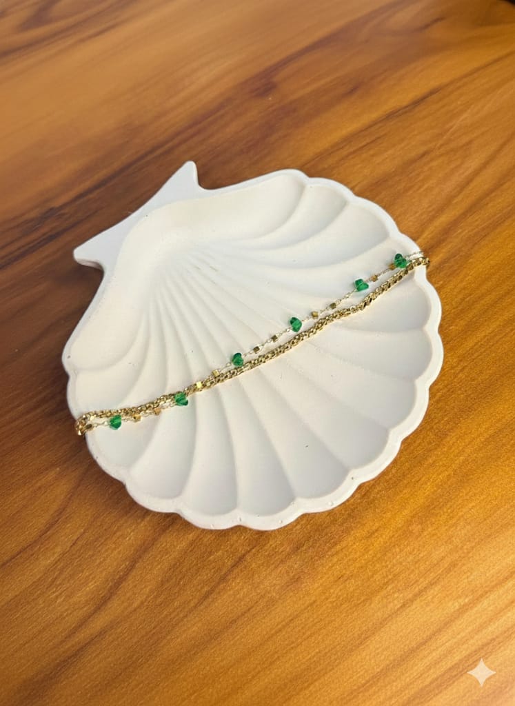 Green Stack Bracelet