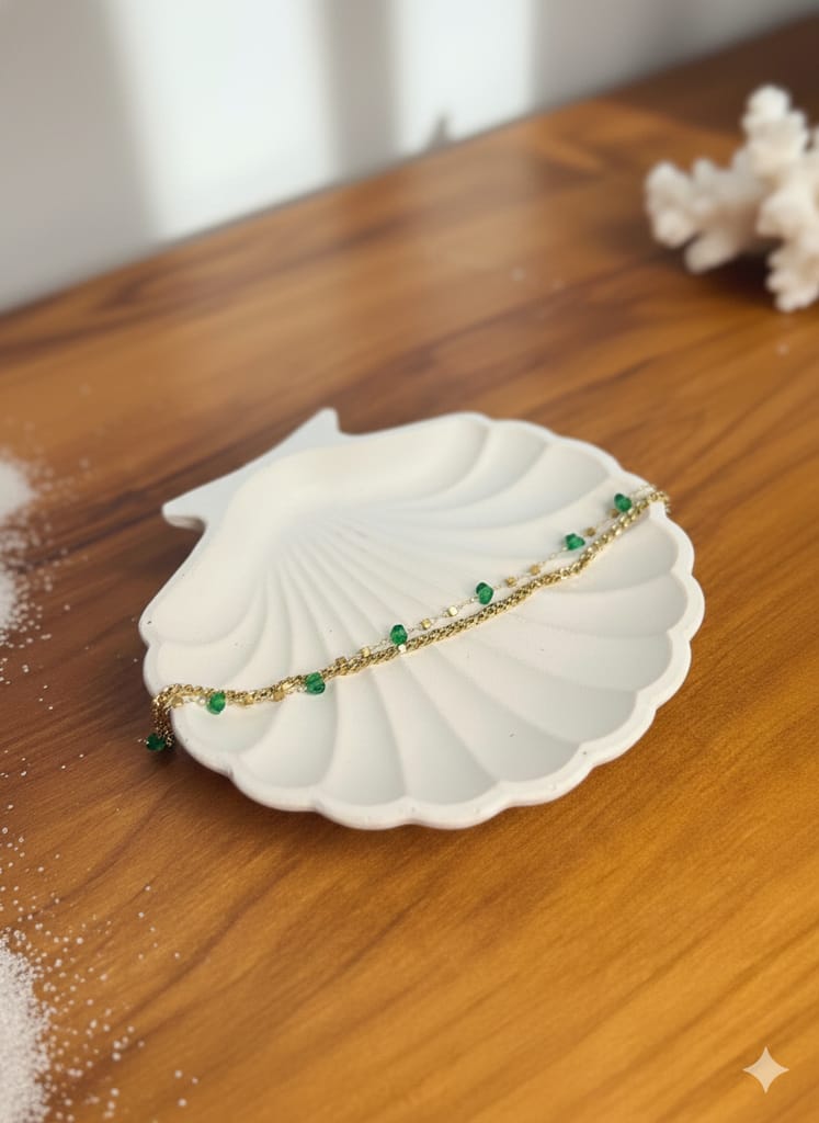 Green Stack Bracelet