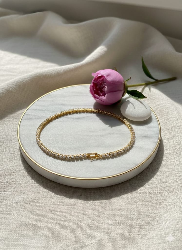 Aura tennis bracelet