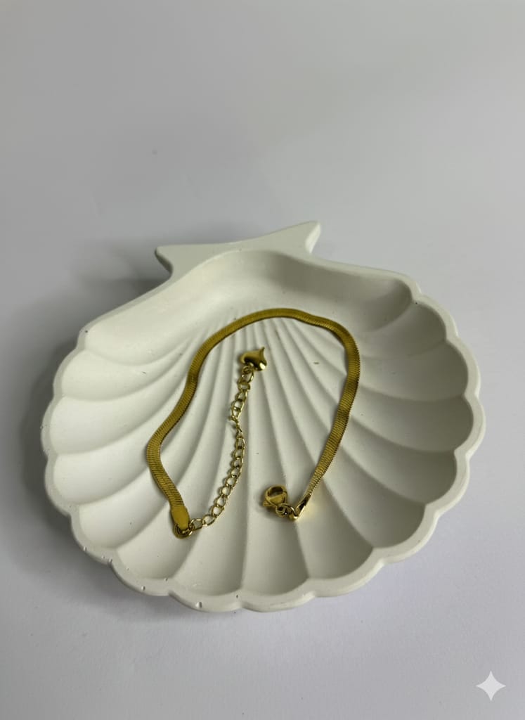 Snake chain bracelet (golden)