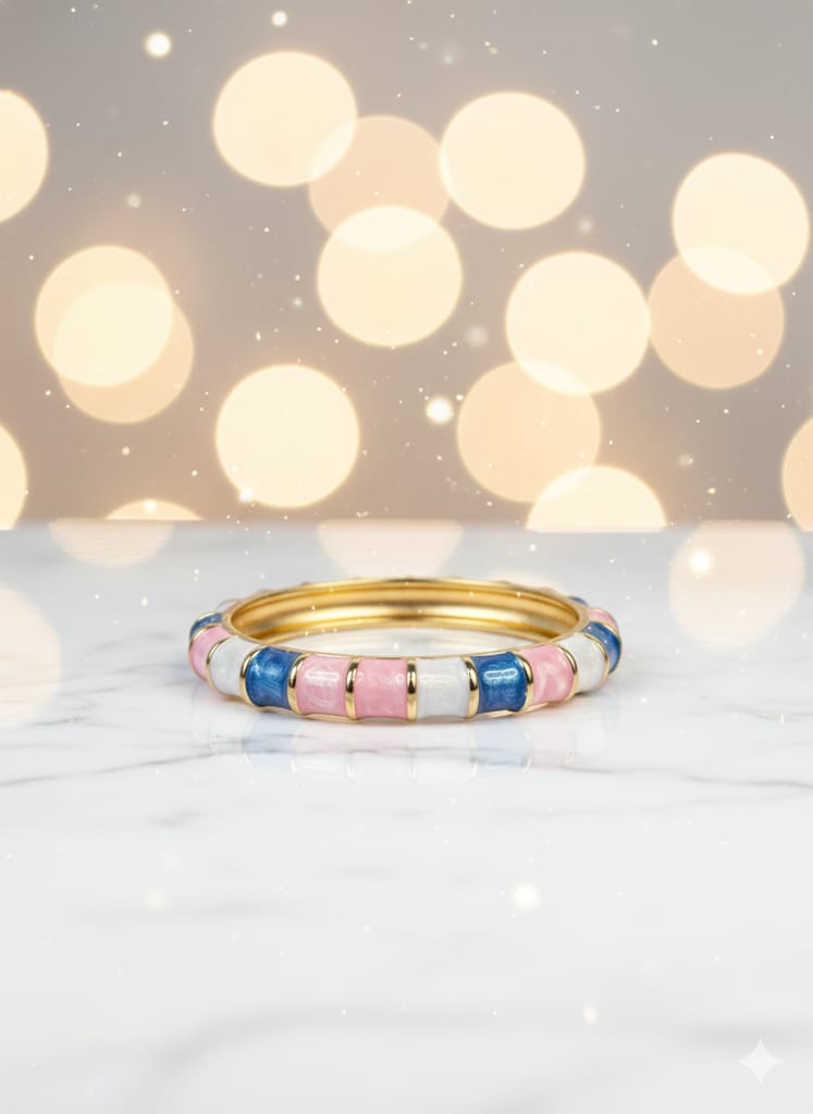 Cotton candy bracelet (enamel brace)