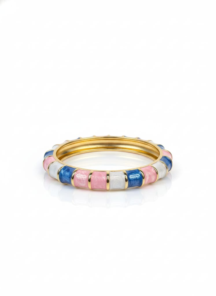 Cotton candy bracelet (enamel brace)