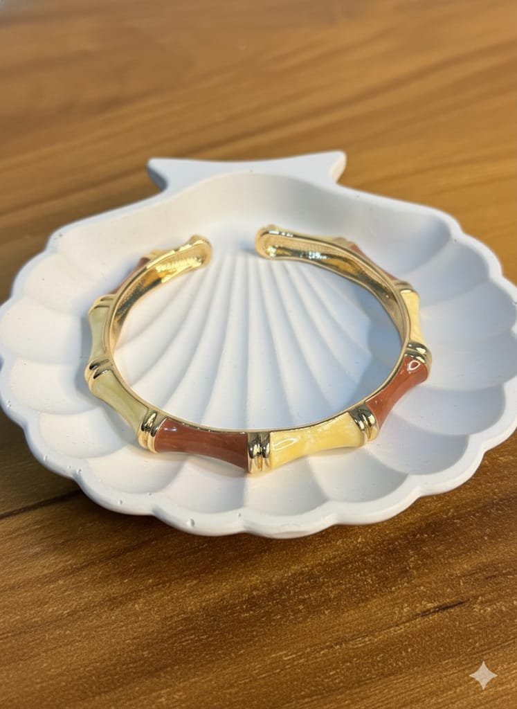Bamboo bracelet (enamel)