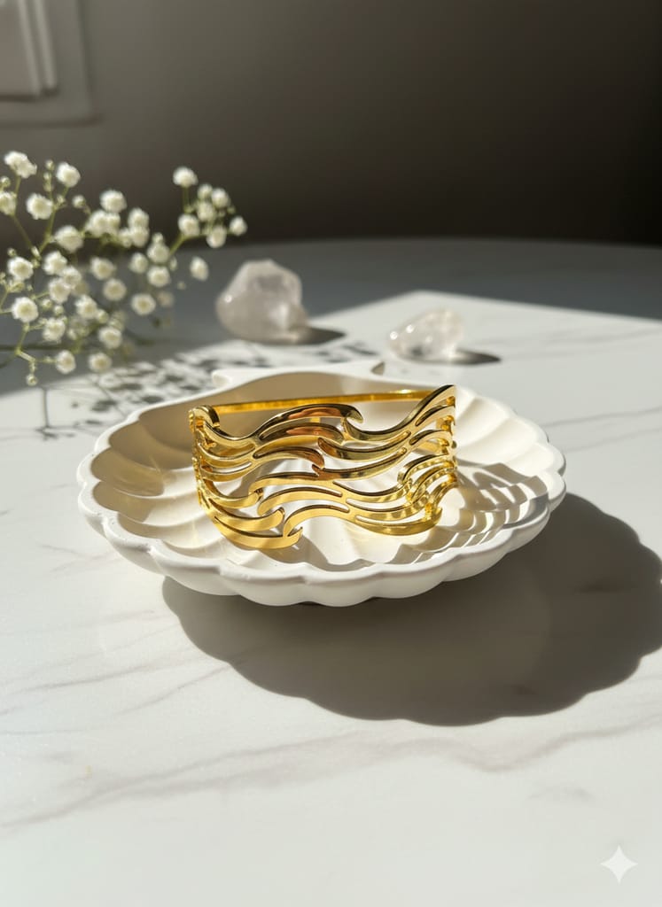 Ocean wave bracelet