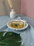 Geo glam bracelet
