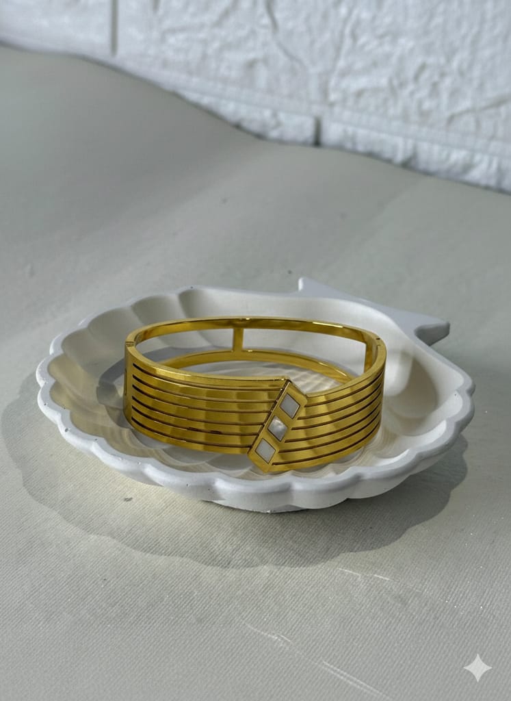 Geo glam bracelet