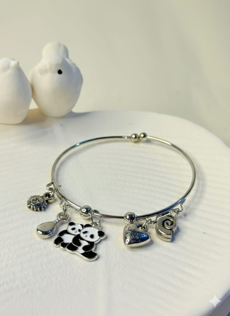 Panda charm bracelet