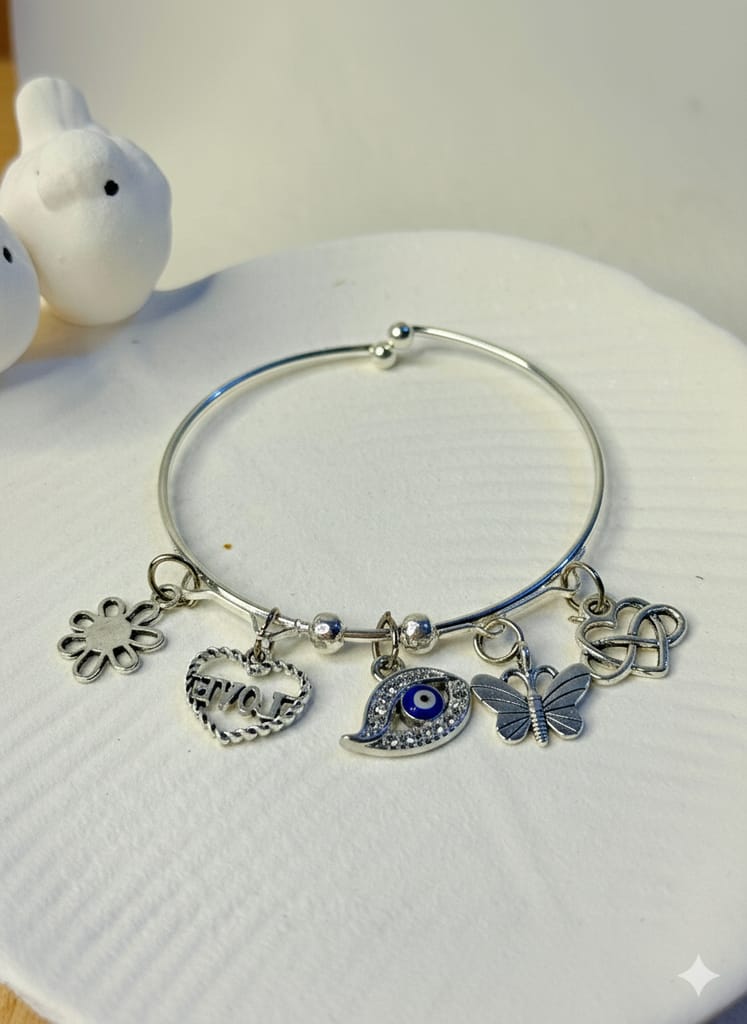 Evil eye charm bracelet