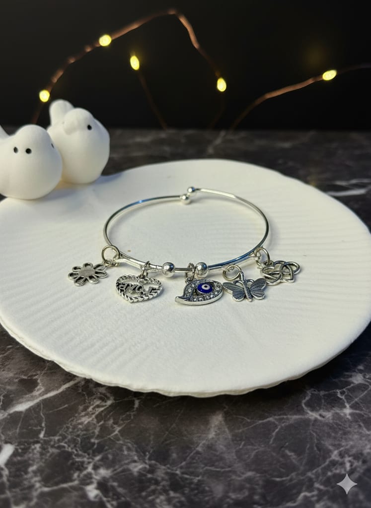 Evil eye charm bracelet
