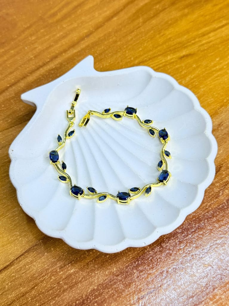 Tulip Bracelet (Navy  Blue)