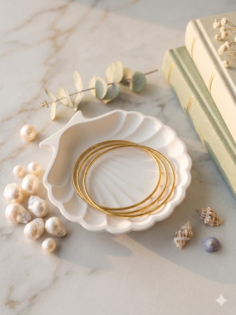 Anti tarnish bangle set of 3