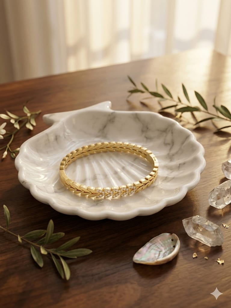 Celestial Leaf Bracelet (Baby size)