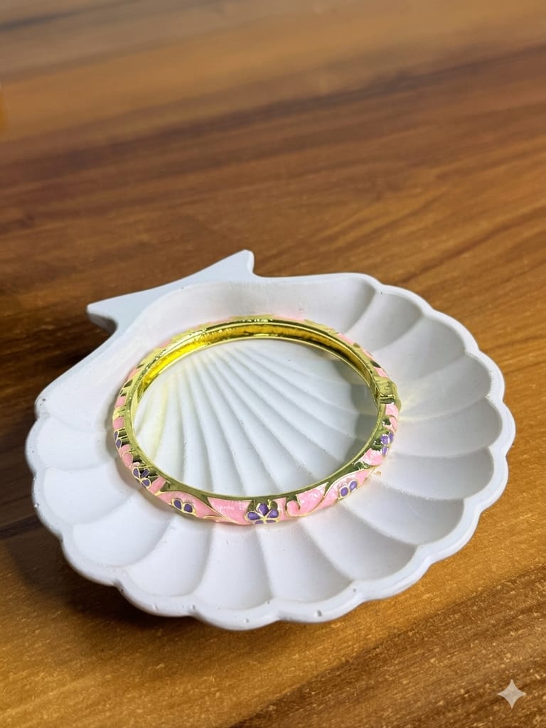 The Onyx Edge Bangle (Resin bangle)