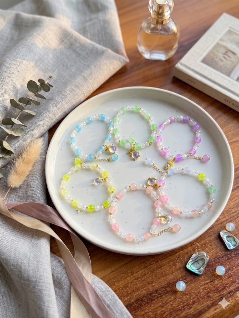 The Pastel Beaded Bracelet