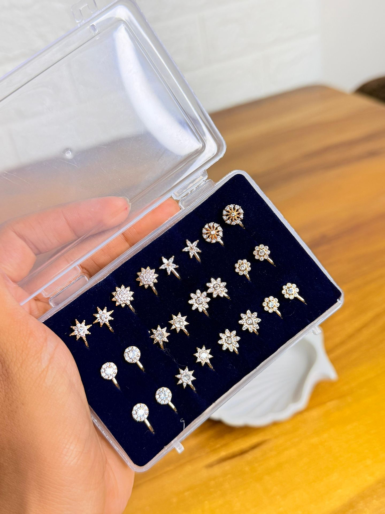 Shalvika Starlight & Flora Assortment Nosse Pin(Each)