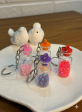Wish bottle key chain