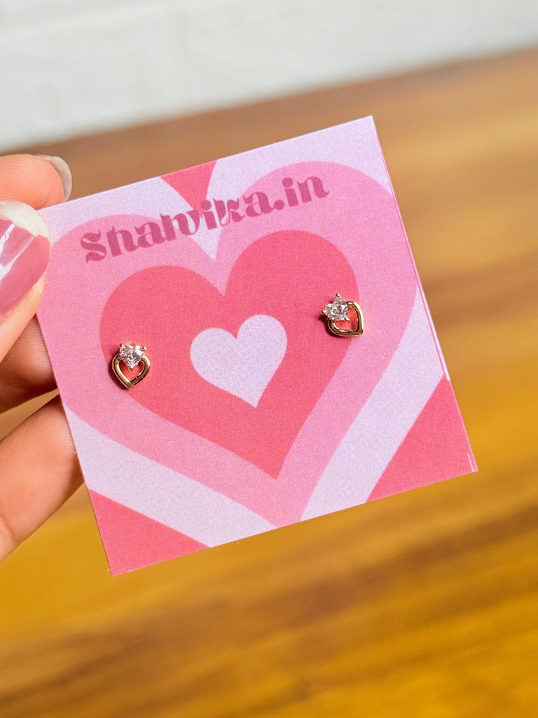 Crystalline Love Studs