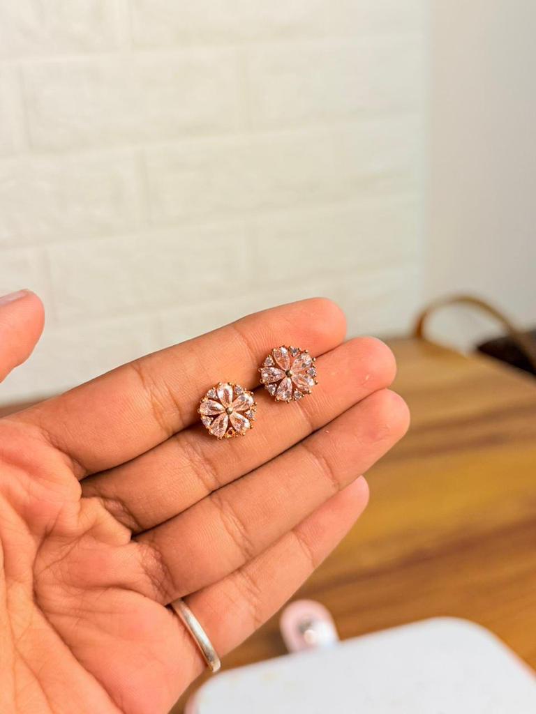 Roseate Petal Earrings