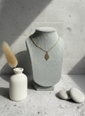 Gold leaf pendent