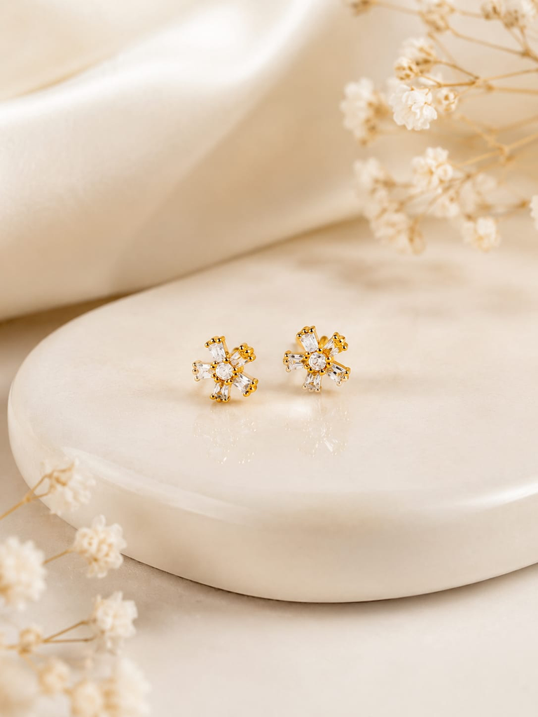 Royal Rosette Earrings