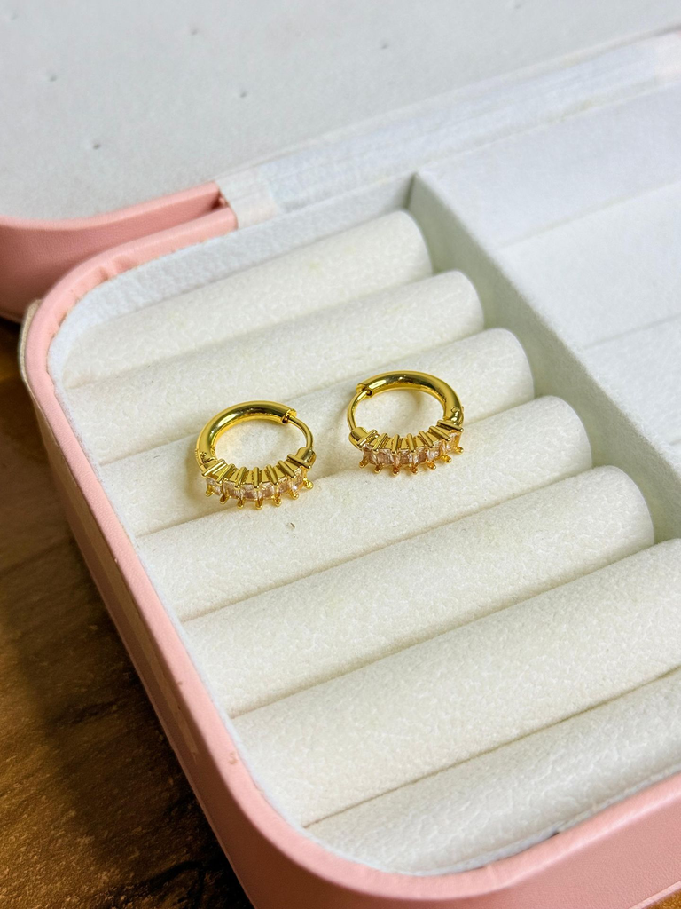 Aurelia Baguette Hoops: