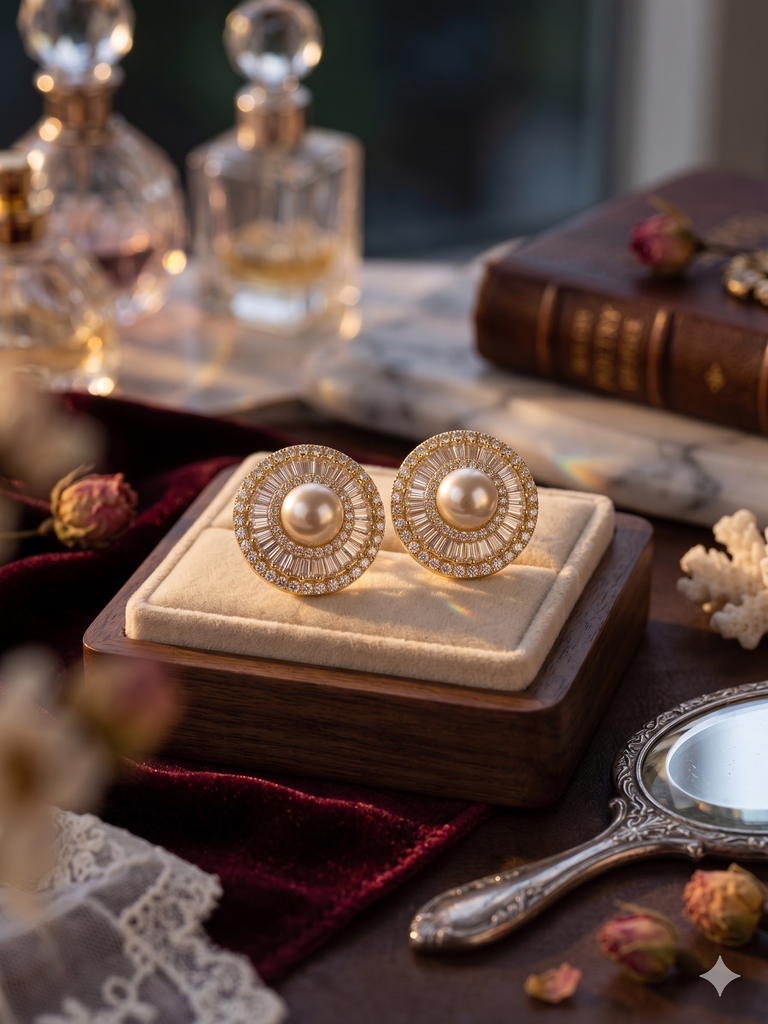 The Shalvika Royal Pearl Halos