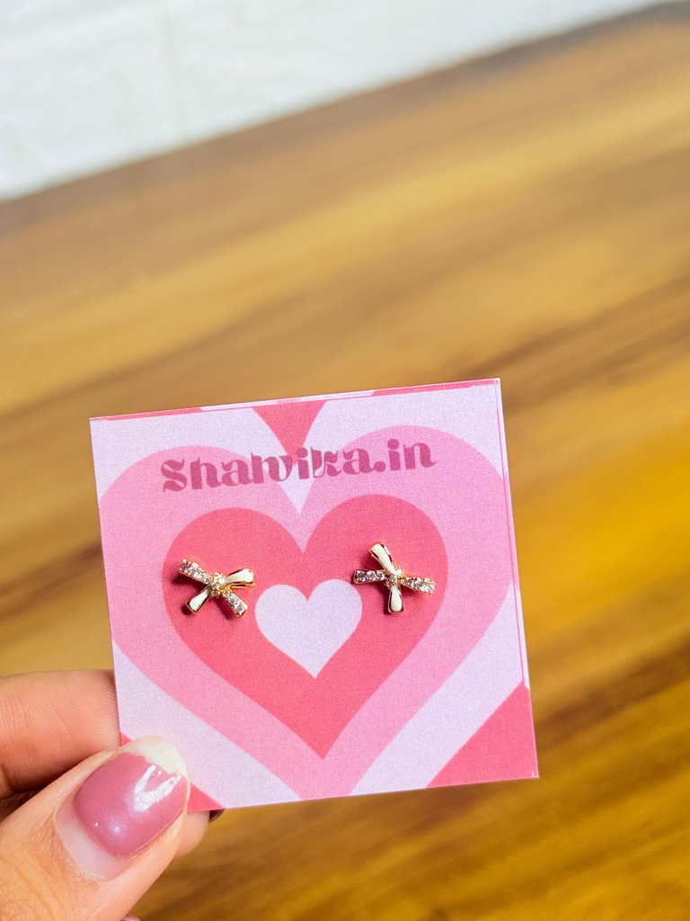 Dainty Bowknot Earrings