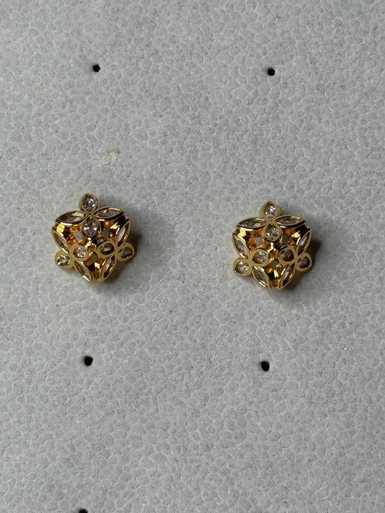 Geomatics flower studs
