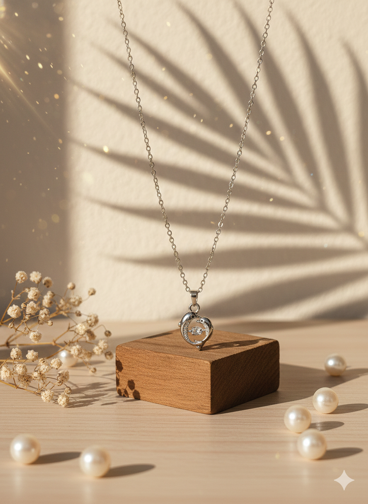 Double dolphin pendent