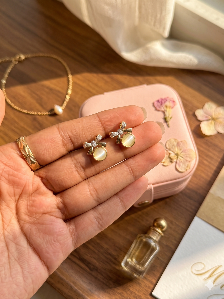 Golden Halo Studs