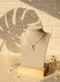 Blush drop pendent