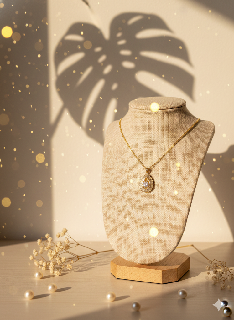 Halo drop pendent
