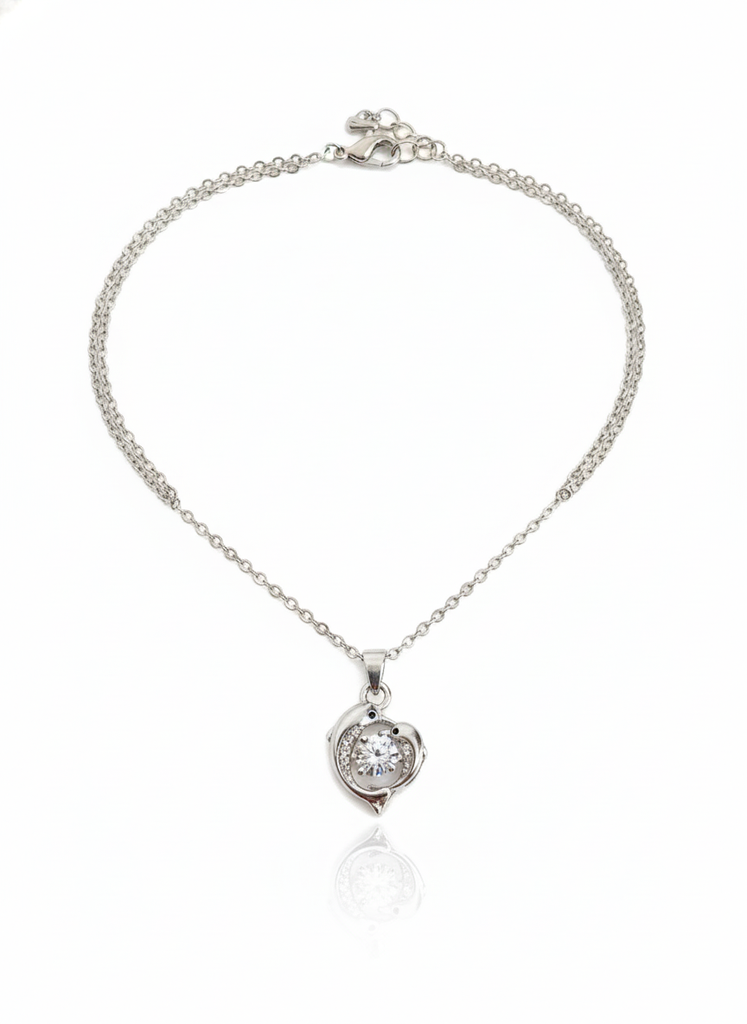 Double dolphin pendent
