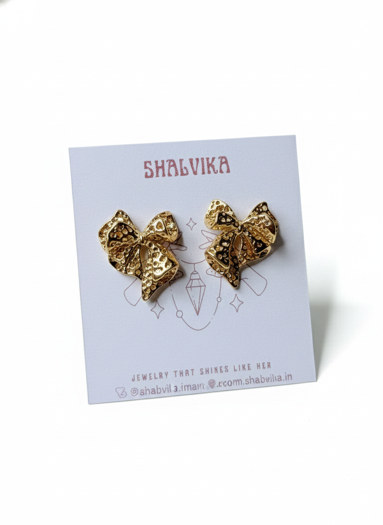 Bow knot earrings