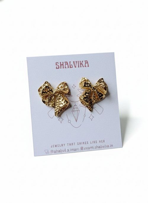 Bow knot earrings