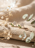 Evergreen Flower Studs